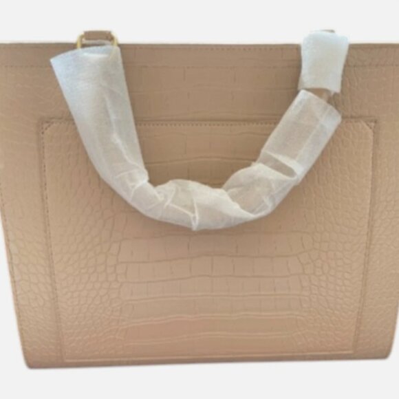 Modern Picnic The Large Luncher Bag – Croc Vegan Leather Insulated Bento Tote - Picture 1 of 3